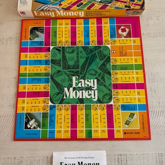 Vintage 1974 Milton Bradley Easy Money Game #4620 - Picture 3 of 13